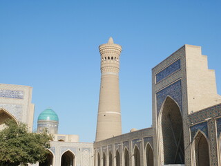 カラーンモスクとカラーンミナレット（ウズベキスタン：ブハラ）