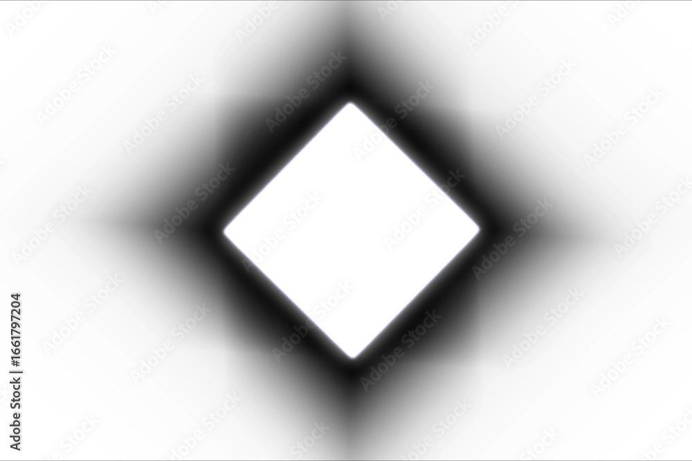 Aufkleber halftone geometric gradient frame made of squares and monochrome lines on white background. abstract