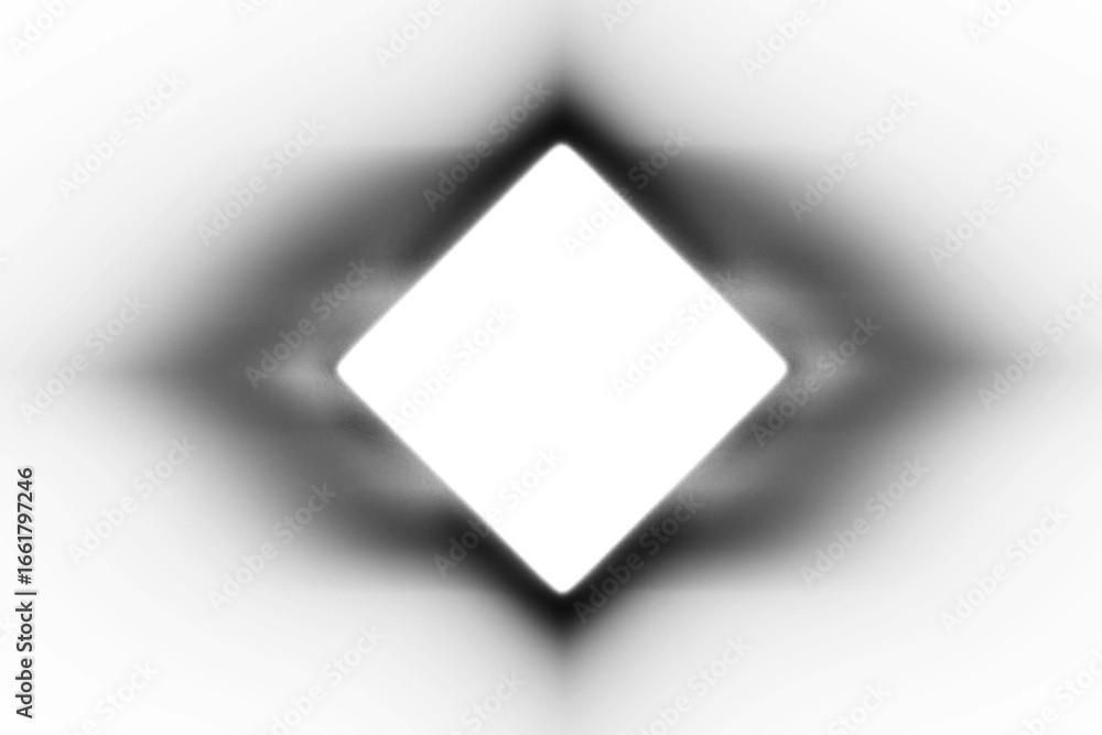 Poster halftone geometric gradient frame made of squares and monochrome lines on white background. abstract