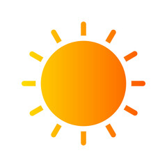 sun gradient icon