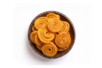 Traditional Indian Diwali snacks Chakali,murukku, also called chakli is also Indian Traditional Tea Time Snack Chakli, a deep fried snack, It is known as Chakali, Murukku, Muruku, Murkoo, Chakri
