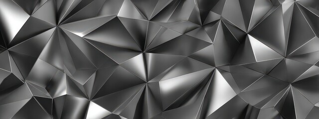 Fototapeta premium Abstract Geometric Pattern In Gray And Black Tones