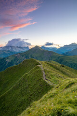 Evening over Green Mountain Peaks
