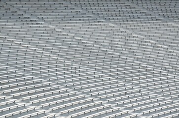 Fototapeta premium Empty sports stadium seats.