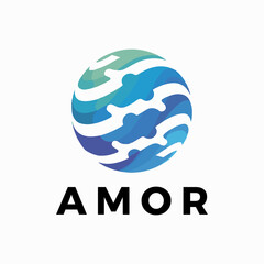 Peace Bird Logo with Triangle Shape