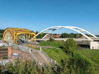 Old and New Bridges in Gdańsk