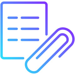 draft gradient line icon