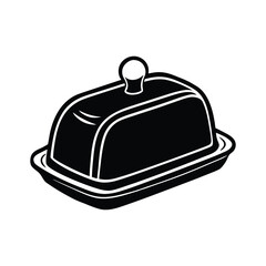 Fototapeta premium service bell on white background
