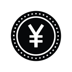 Obraz premium yen currency icon