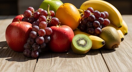 A Colorful Abundance of Fresh Fruits