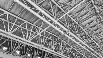 steel construction sports hall roof © cagatay