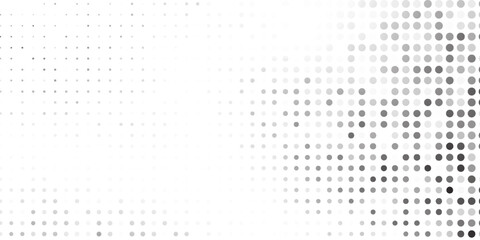 Dot halftone mesh gradient texture. Vanishing polka dot background. Repeating dots gradation abstract