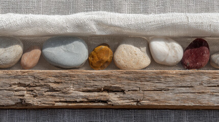 dive into intricate beauty of textures found in nature featuring closeup of soft sand smooth pebbles and rich