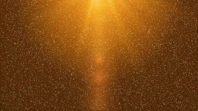 Particles Gold Glitter Awards Dust Abstract Background &ndash; Sparkling Blue Motion for Titles, Space, Winter, VJ Loops, Oscars, Church Events, Dark Abstract Wallpaper and Nomination Backdrops