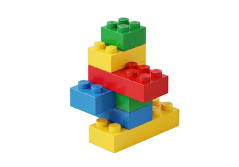 Colorful plastic building blocks