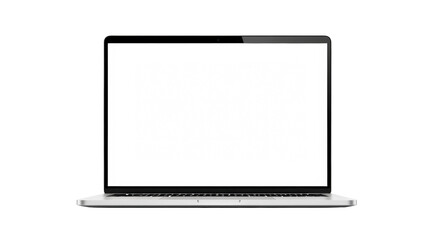 Empty laptop screen display technology productivity