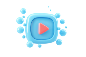 Animated live stream Live Icon on white background