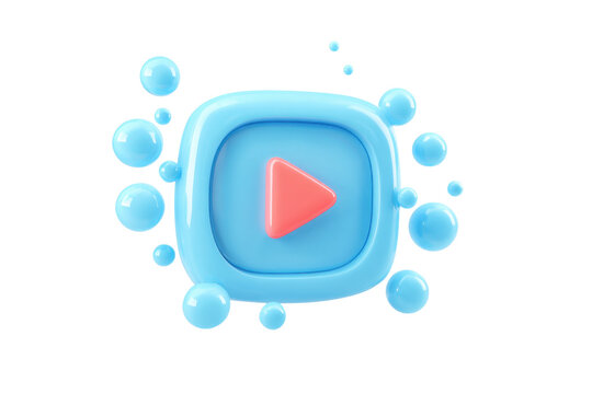 Animated live stream Live Icon on white background - Powered by Adobe