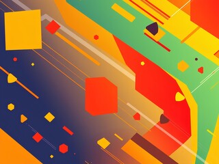 abstract background with colorful lines