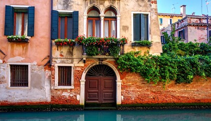Venetian canal-side building
