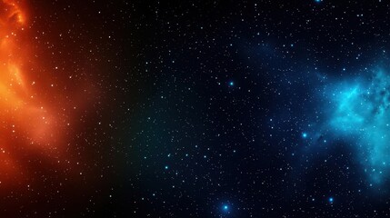 Minimal starfield with layered transparency, modern digital style