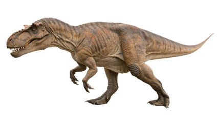 Fototapeta premium Tyrannosaurus rex isolated on transparent PNG background