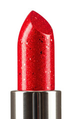 Glamorous red lipstick application beauty studio product makeup environment fashion concept isolated PNG