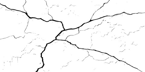 "Cracked white background texture featuring natural fissures and broken lines. Ideal for use in design, grunge overlays, aging effects, or abstract art projects. High contrast and minimalist style"