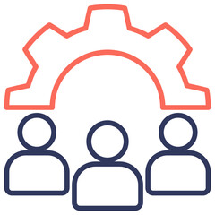 People Dual Tone Icon