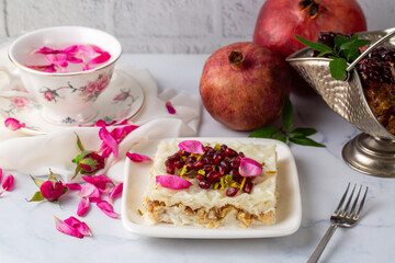 Turkish Traditional Ramadan Dessert Gullac