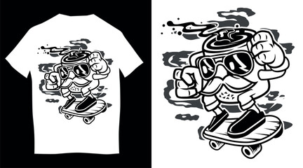 hand drawn vector illustration t shirt design