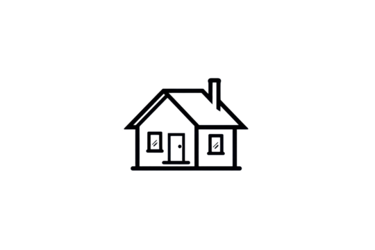 house icon isolated on white background