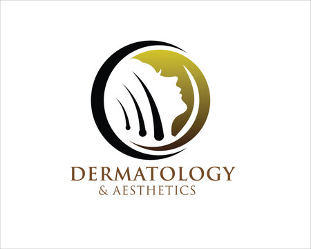 beauty dermatology logo designs for clinic