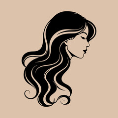 girl with long hair