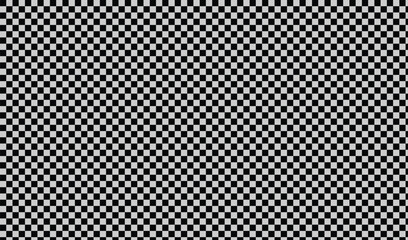 Black and white checkerboard pattern with a subtle optical illusion effect
