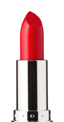 Applying bold red lipstick for a glamorous look beauty studio product indoor eye-level make-up tips isolated PNG