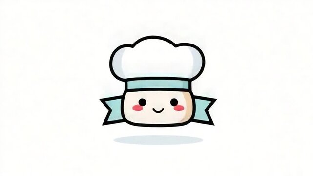 Cute cartoon chef character