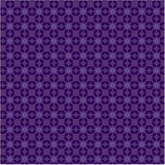 seamless pattern with purple flowers