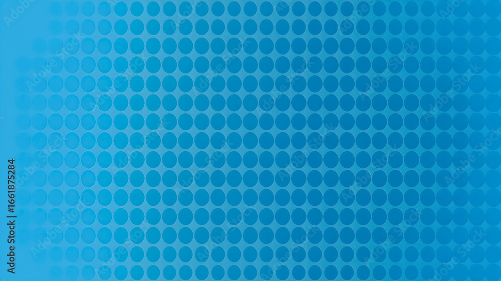 Poster abstract blue background with a pattern of small circles, a design element for websites and presenta