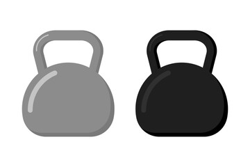 Kettlebell Icon. Fitness and Workout Symbol Isolated on Transparent Background for App, Web, and Graphic Design. Vector Illustration