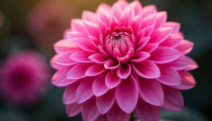 Fototapeta premium pink dahlia flower