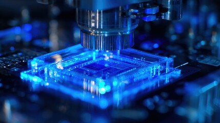 precision robotic microchip assembly