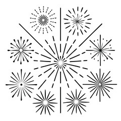 Obraz premium Clean minimalist line art illustration with abstract geometric shapes