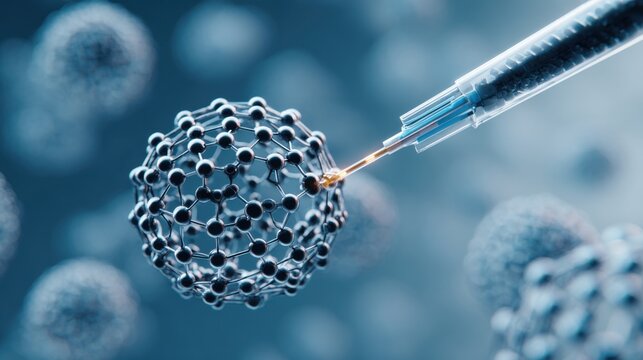 nanotechnology injection futuristic science