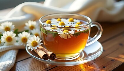 cup of tea with mint