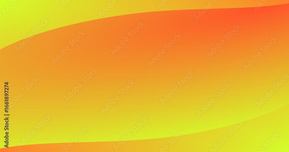 Poster copy space with abstract background and yellow and orange gradient colors