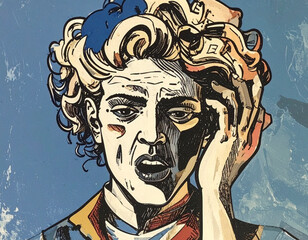 Panic Spike — Startled Portrait