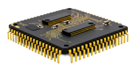 Innovative circuit board technology lab product modern environment electronics concept isolated PNG