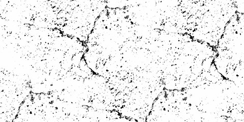 Crack and scratched grunge dust wall urban background texture vector. crack cement wall texture. black textured grainy cracked ground lines isolated on white. distressed overlay grainy texture.