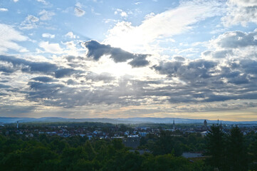 Hohentwiel, Blick auf Singen